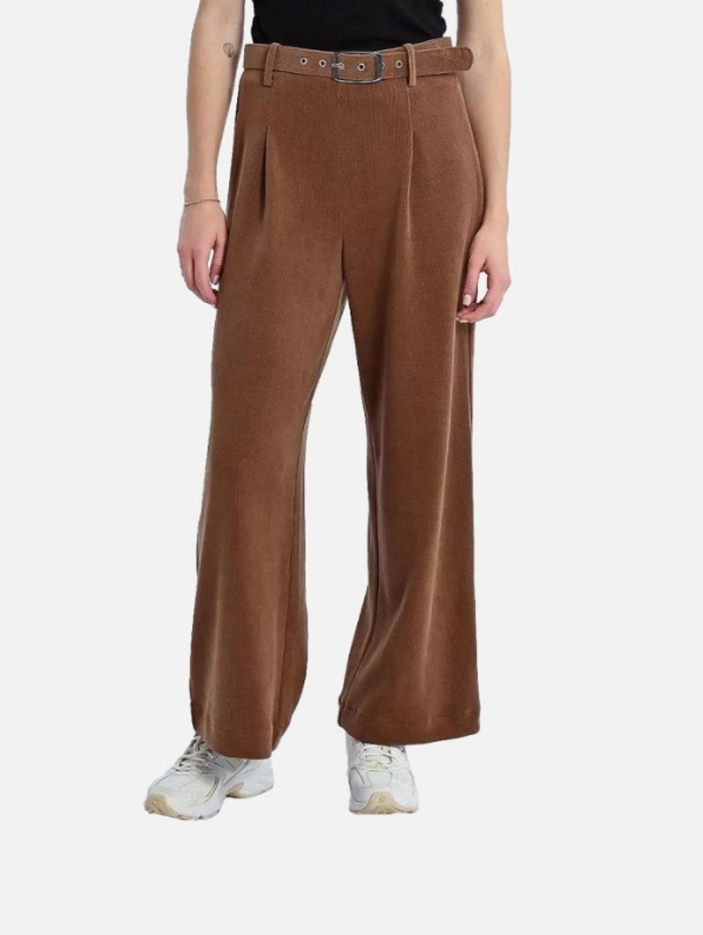 Lili Sidonio Molly Bracken Anthropologie Wide Leg Trouser Camel Corduroy Large